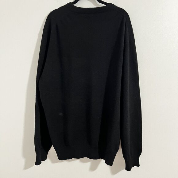 Pure 2-Ply Cashmere Sweater Mens XL Crewneck Pullover Soft Warm Classic Knit - Picture 3 of 5